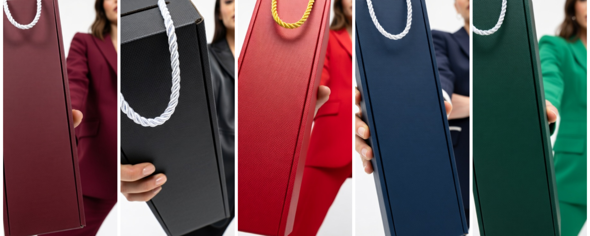 pudełka na wino lub szampana w68