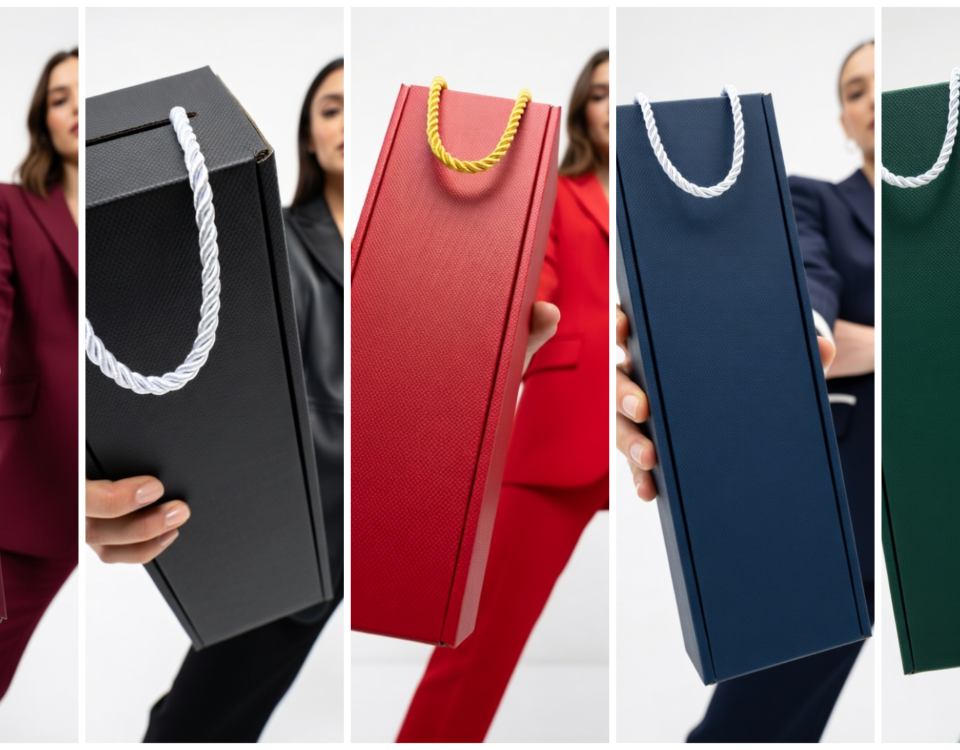 pudełka na wino lub szampana w68